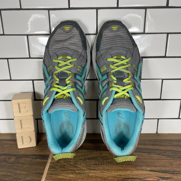 Asics Womens Gray GEL Venture 5 T5N8N Low Top Athletic Running Shoes Size 8.5 - Picture 4 of 12